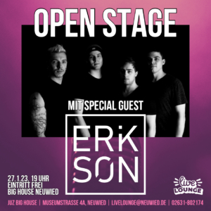Open Stage mit Special Guest